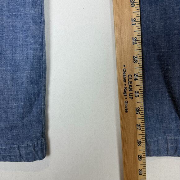 Abercrombie & Fitch Langdon Slim Fit Chino Pants Mens 29x30 Blue Stretch Cotton - Picture 13 of 16